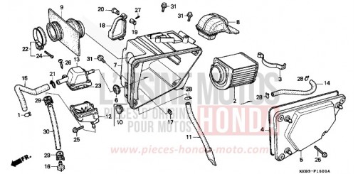 AIR CLEANER CA125S de 1995
